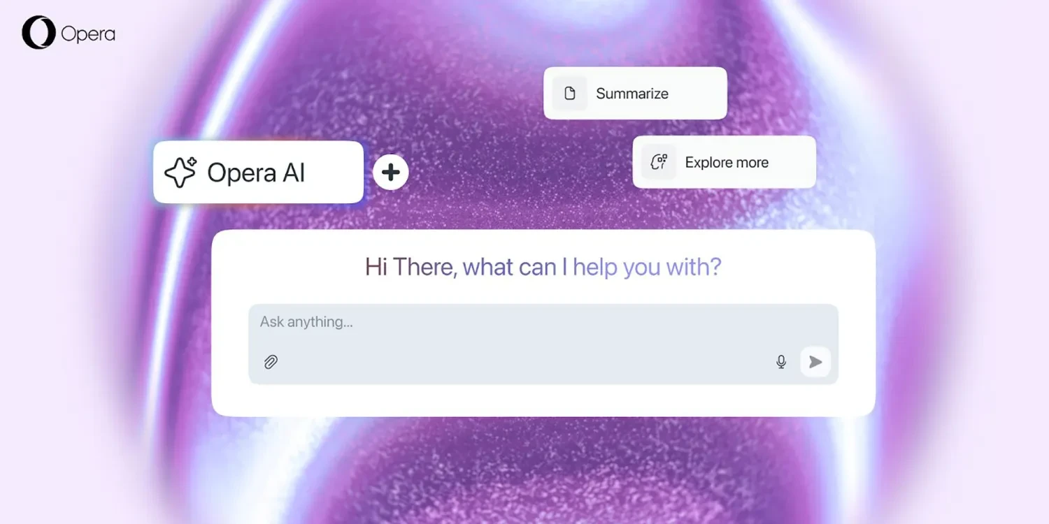 أوبرا توسع شراكتها مع جوجل لإطلاق ذكاء Gemini في متصفحاتها