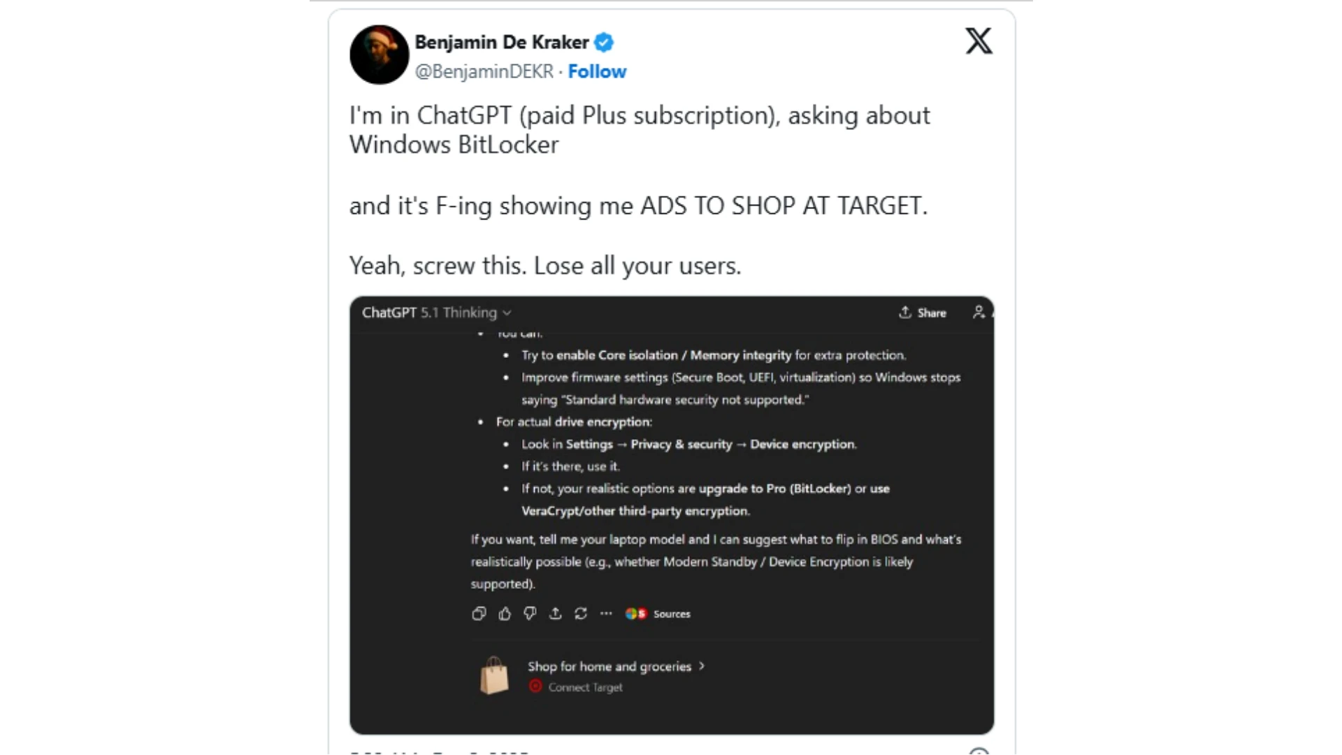جدل حول ظهور الإعلانات داخل ChatGPT وسط نفي رسمي من شركة OpenAI!