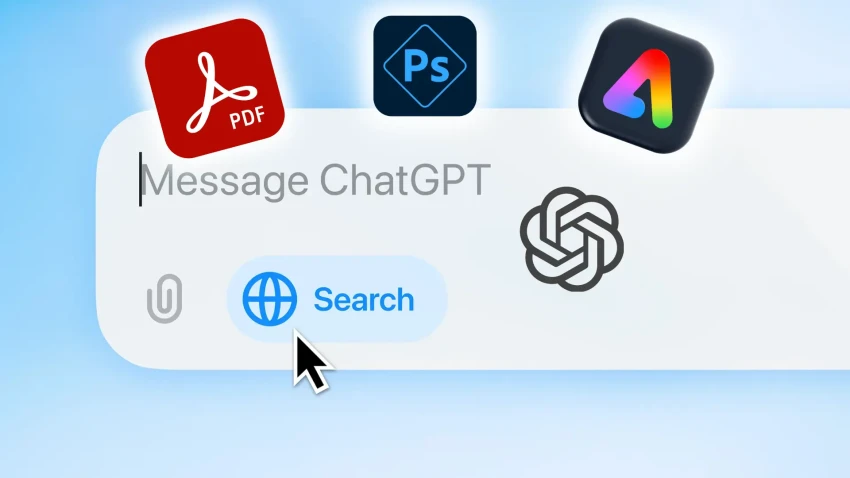 شركة أدوبي توفر أدوات فوتوشوب وإكسبرس وأكروبات داخل ChatGPT مجانًا