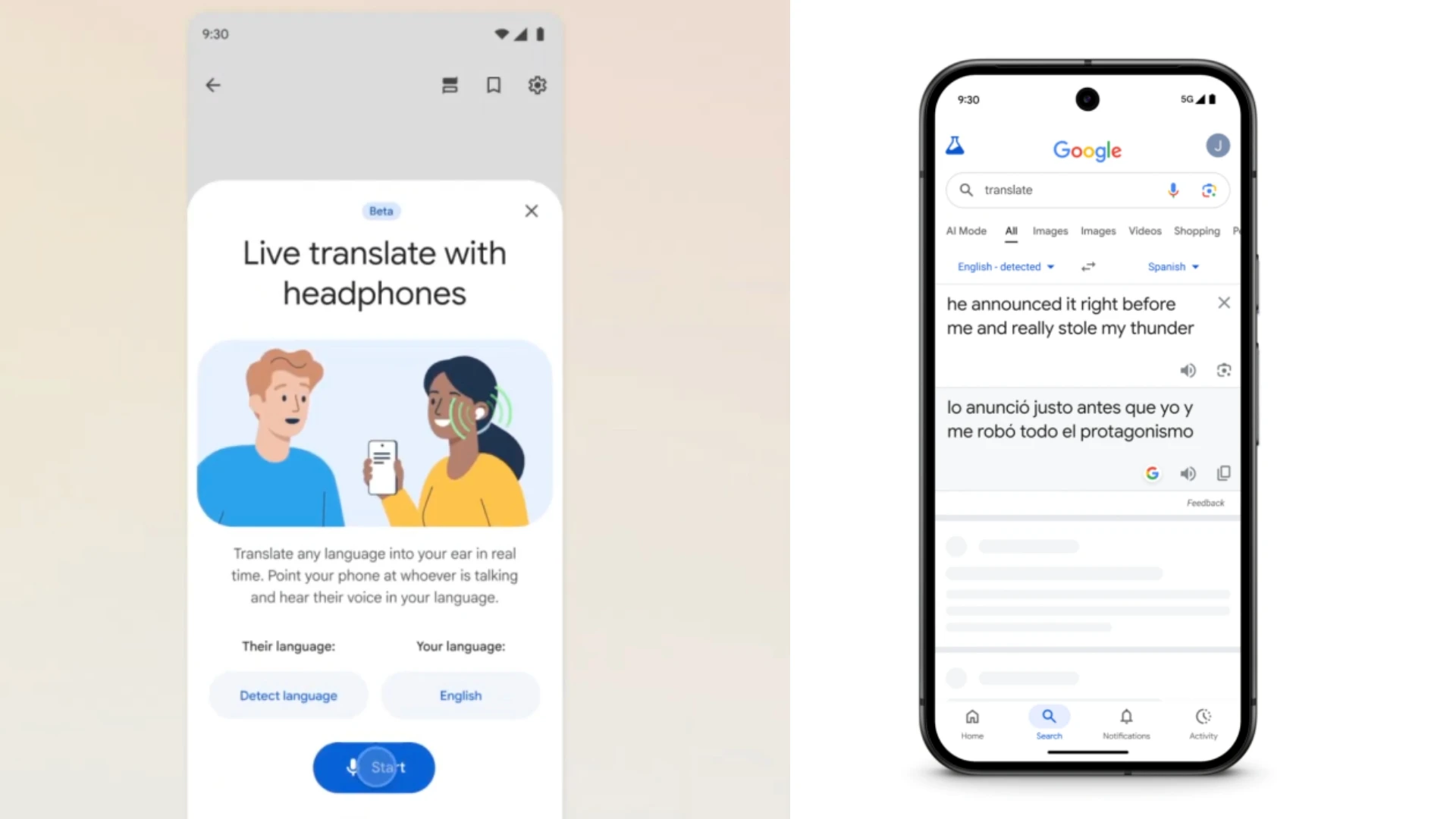 Google Translate يحصل على ترجمة صوتية فورية ودعم أوسع بفضل Gemini