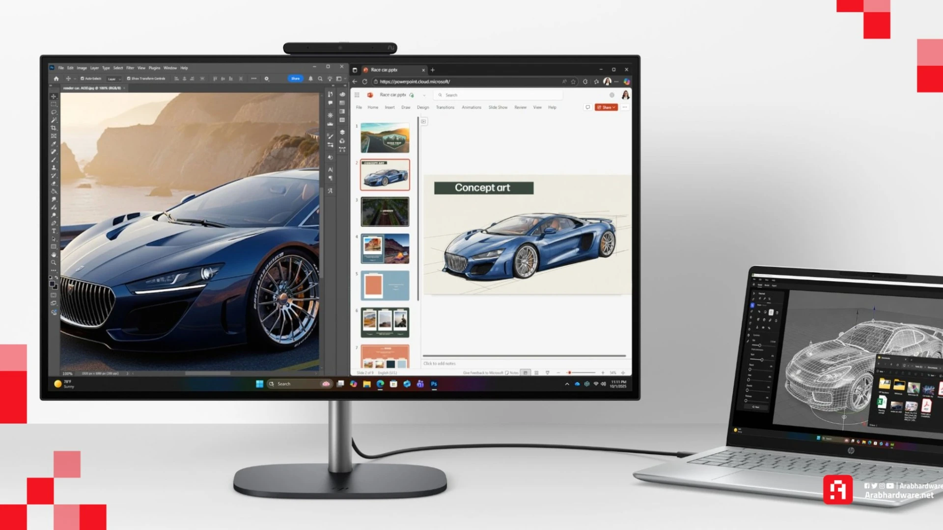 تحديثات جديدة لحواسيب HP OmniStudio X مع كاميرا مرنة ومشاركة أسهل