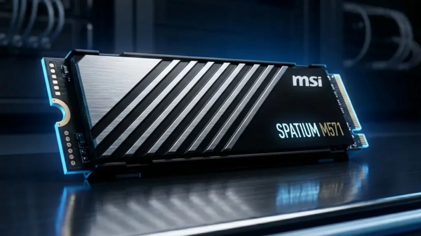قرص SSD عالي الأداء MSI SPATIUM M571 DLP - المصدر: msi