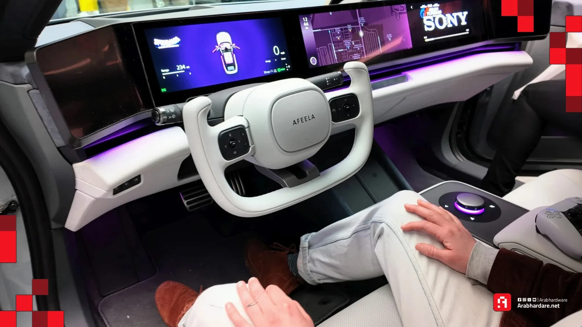 Gran Turismo on Afeela Dashboard