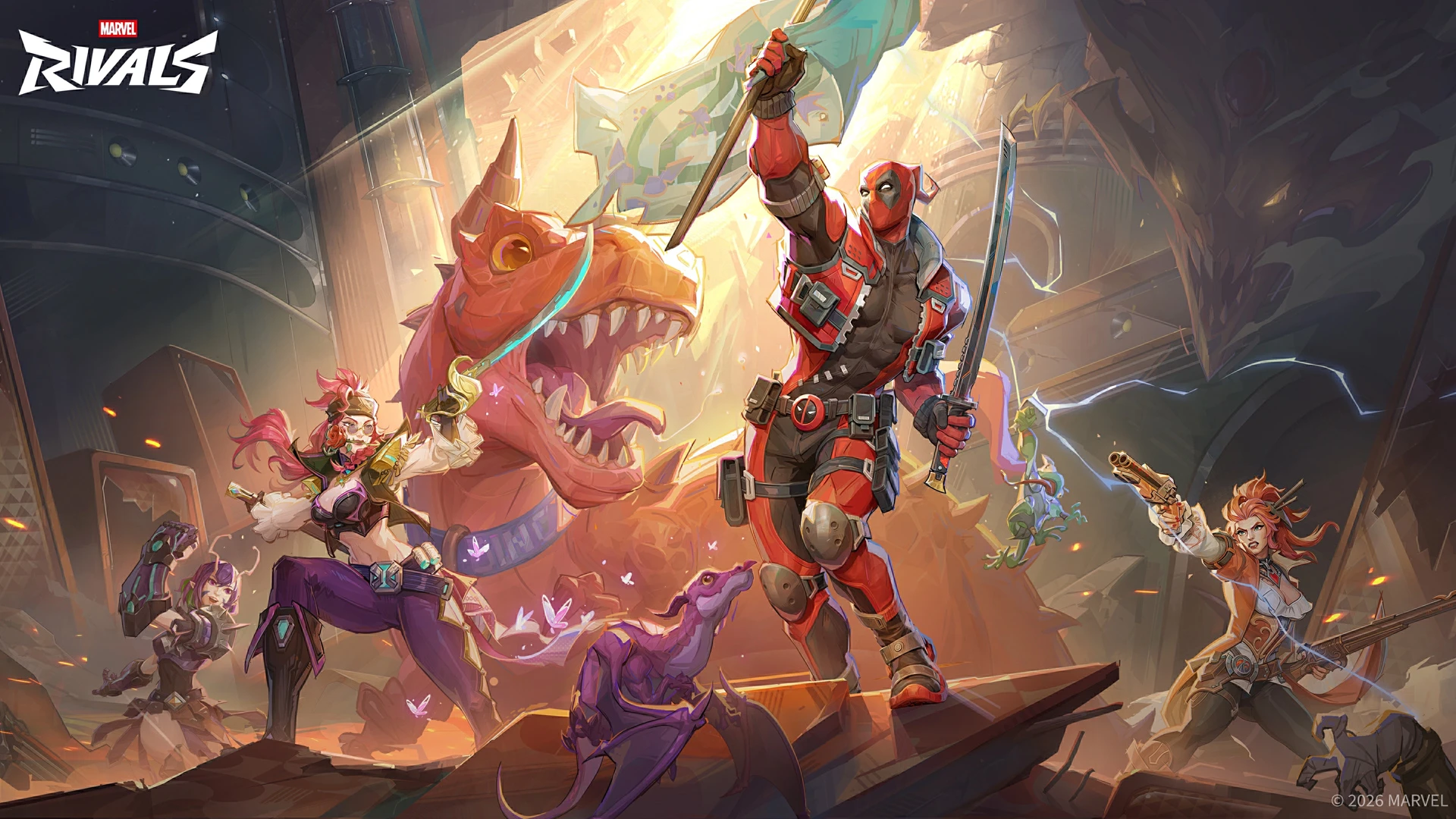 شخصية Deadpool لعبة Marvel Rivals