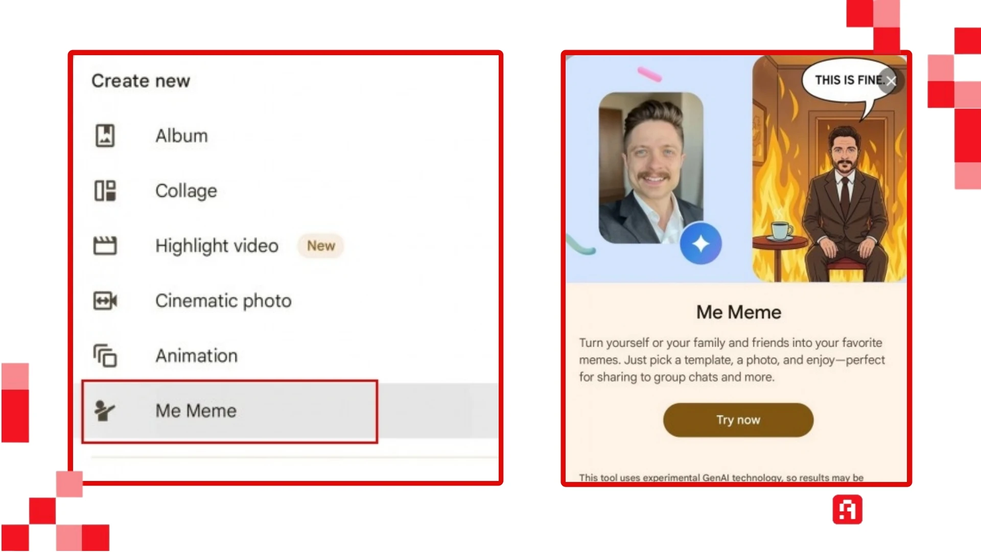 ميزة Me Meme الجديدة في Google Photos تحول صورك الشخصية إلى ميمز!