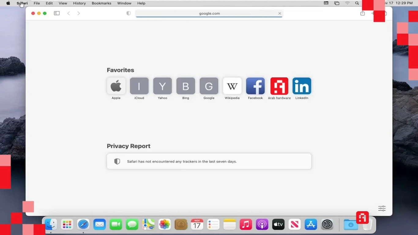 متصفح Safari (لمستخدمي أجهزة آبل)