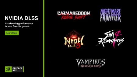 DLSS 4 يعزز أداء Nioh 3 وVampires: Bloodlord Rising مع خاصية MFG