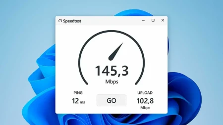 مايكروسوفت تضيف أداة اختبار سرعة الإنترنت في شريط المهام في ويندوز 11