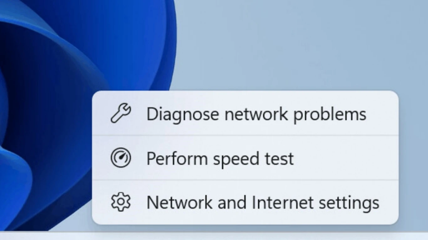 مايكروسوفت تضيف أداة اختبار سرعة الإنترنت في شريط المهام في ويندوز 11