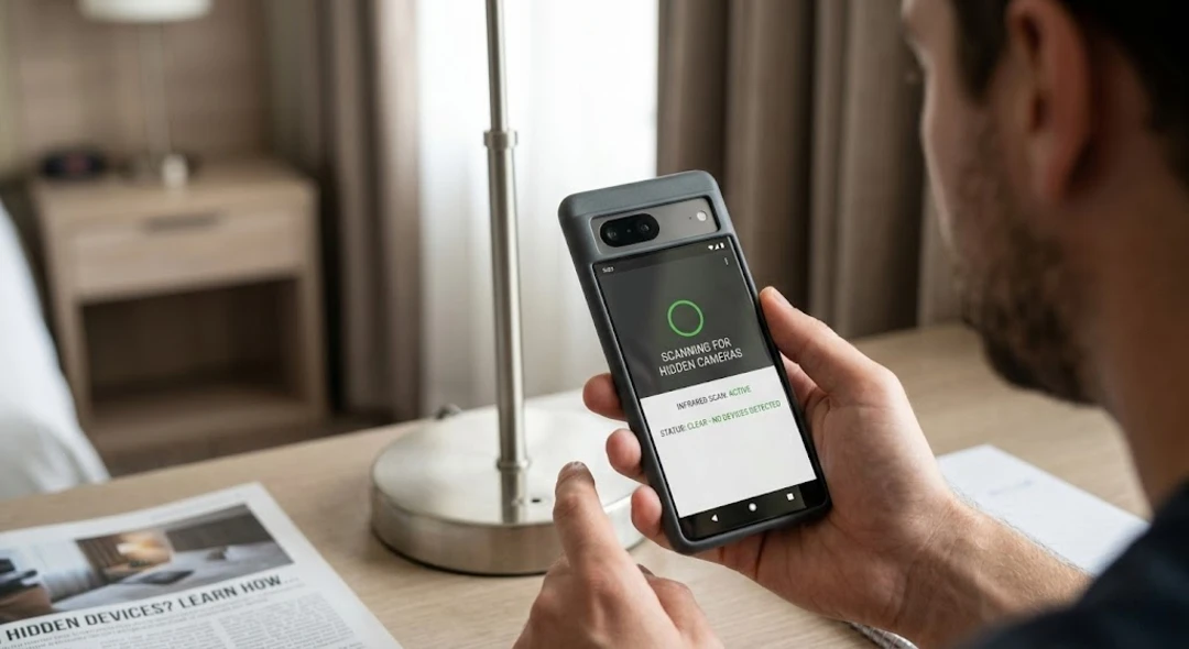 لا تحتاج معدات خاصة: كيف تستخدم هاتفك لاكتشاف الكاميرات المخفية؟