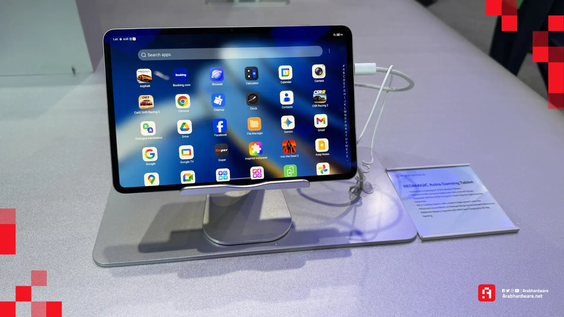 لوحي  Red Magic Astra. المخصص للألعاب. الصورة: فريق عرب هاردوير