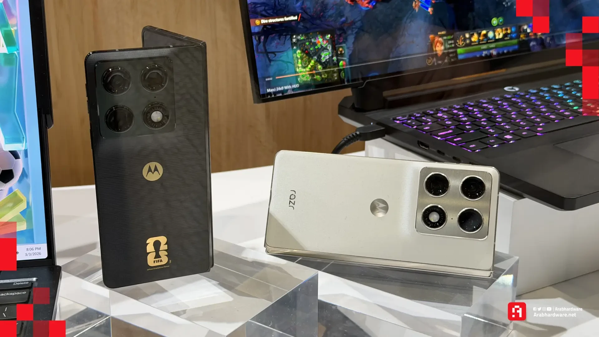 motorolla razr fold world cup الصورة: فريق عرب هاردوير