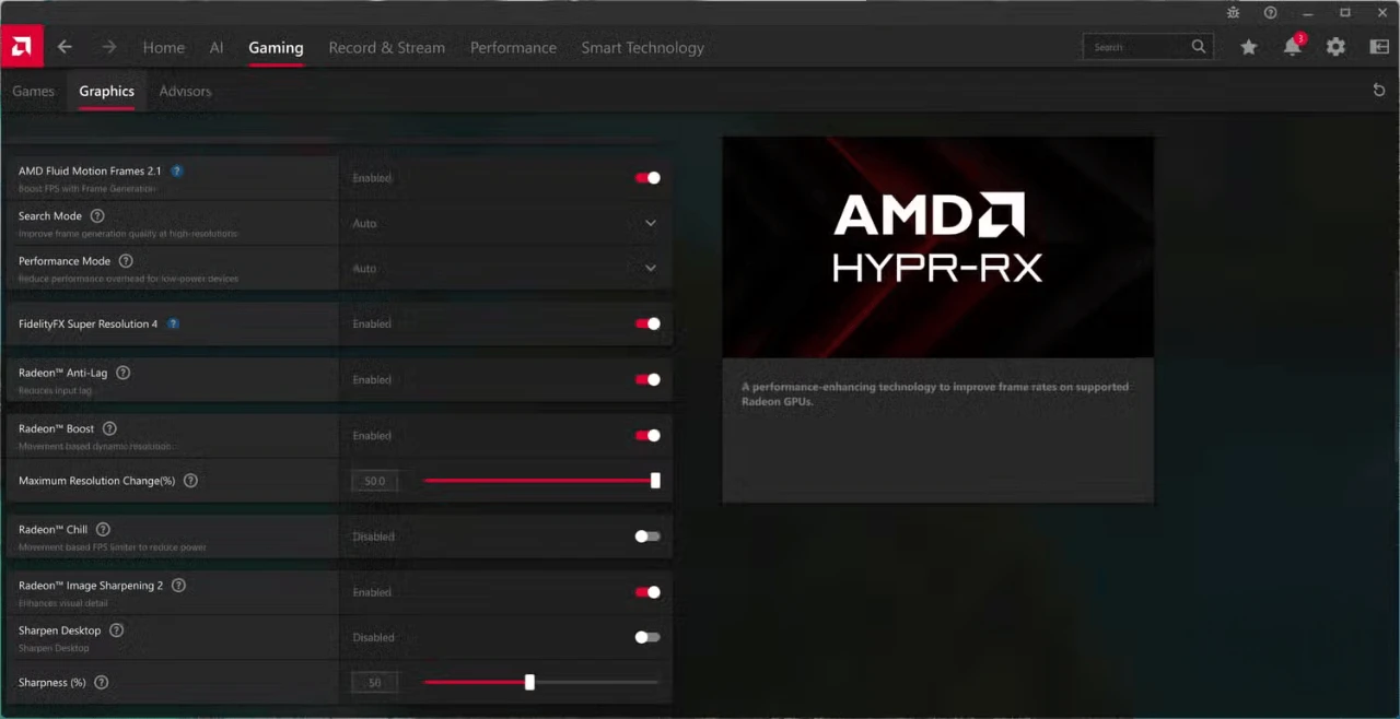 AMD Adrenaline Graphics