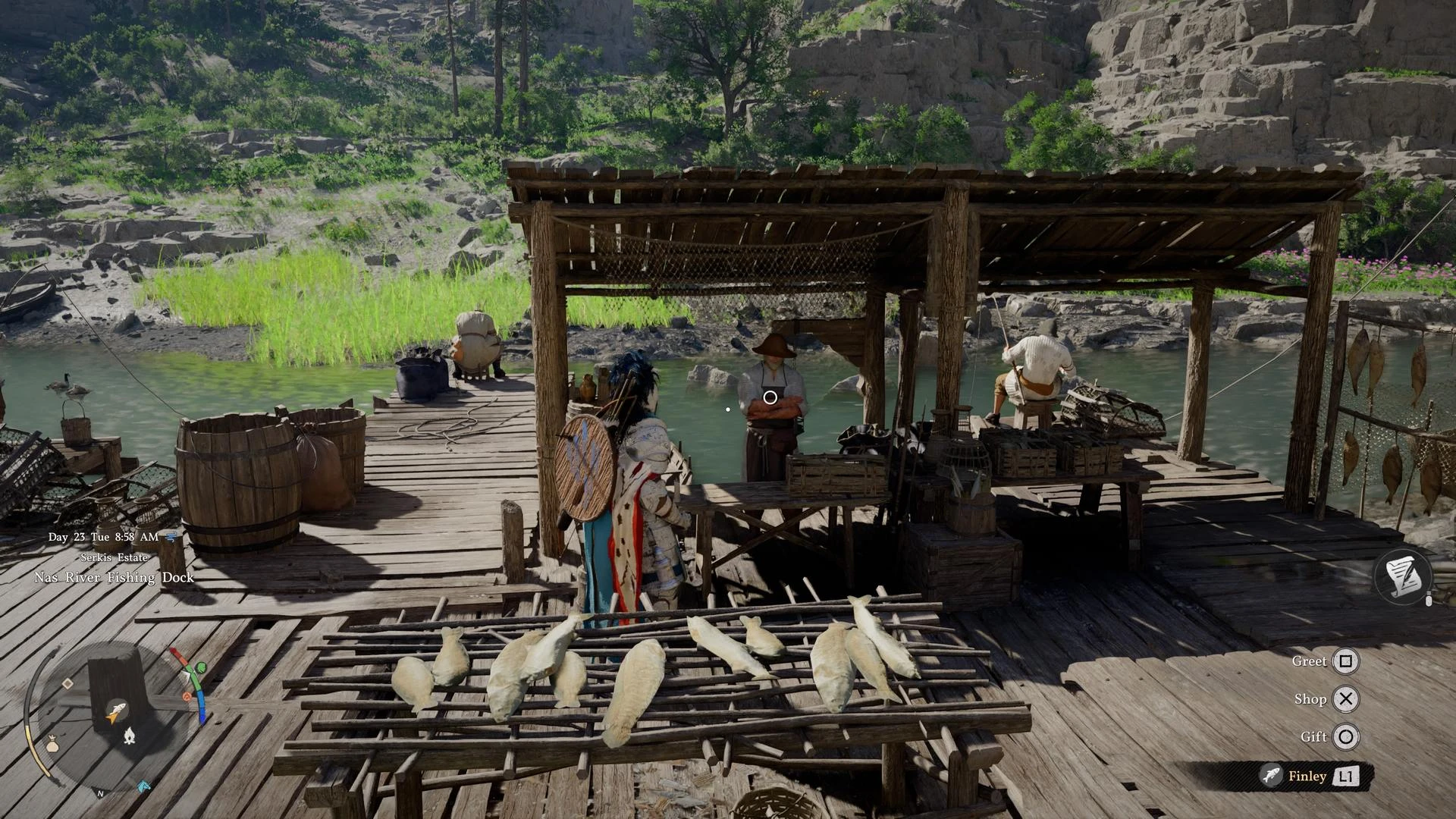 صيد الأسماك في لعبة Crimson Desert صيد الأسماك في لعبة Crimson Desert