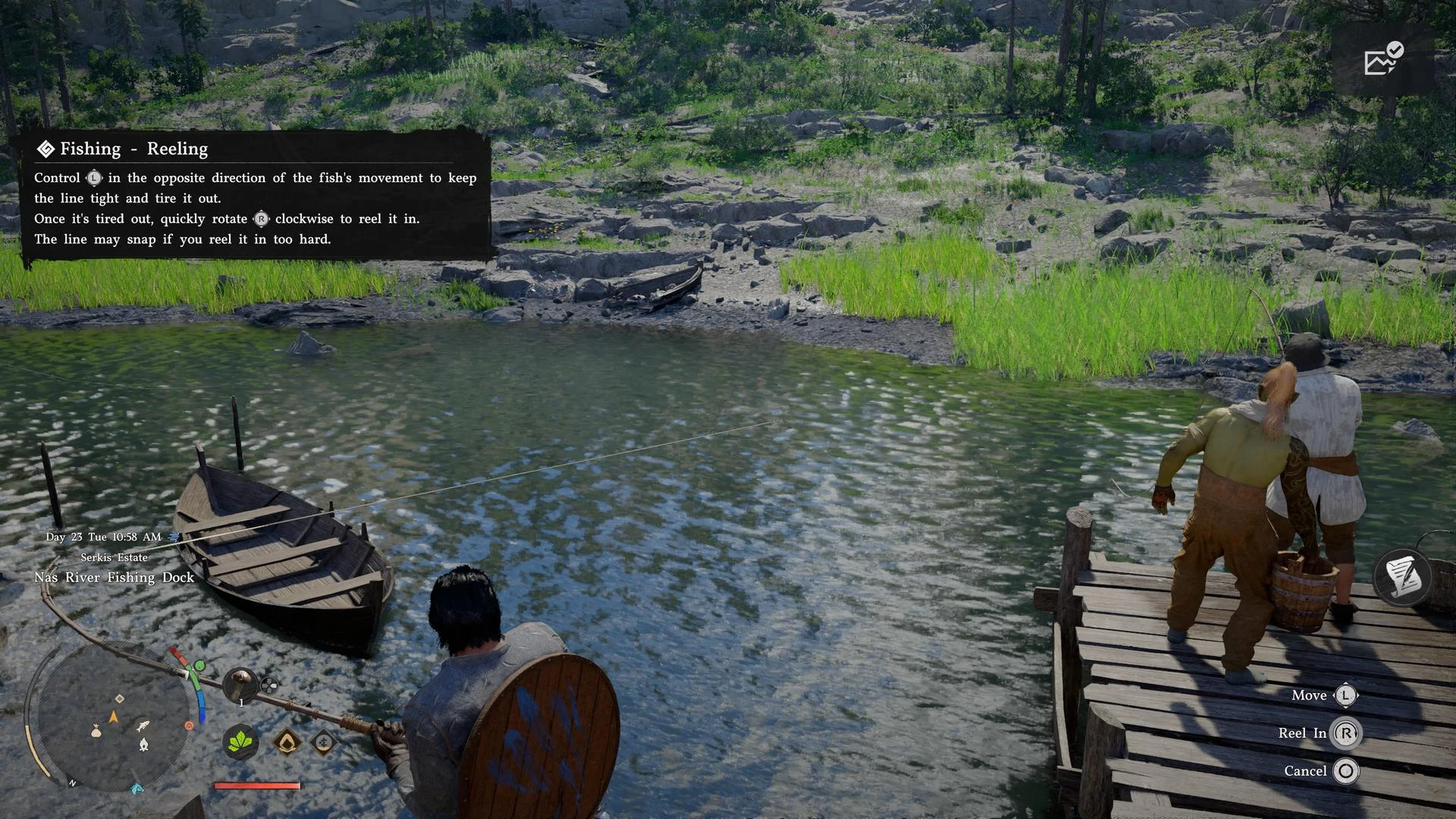 صيد الأسماك في لعبة Crimson Desert صيد الأسماك في لعبة Crimson Desert