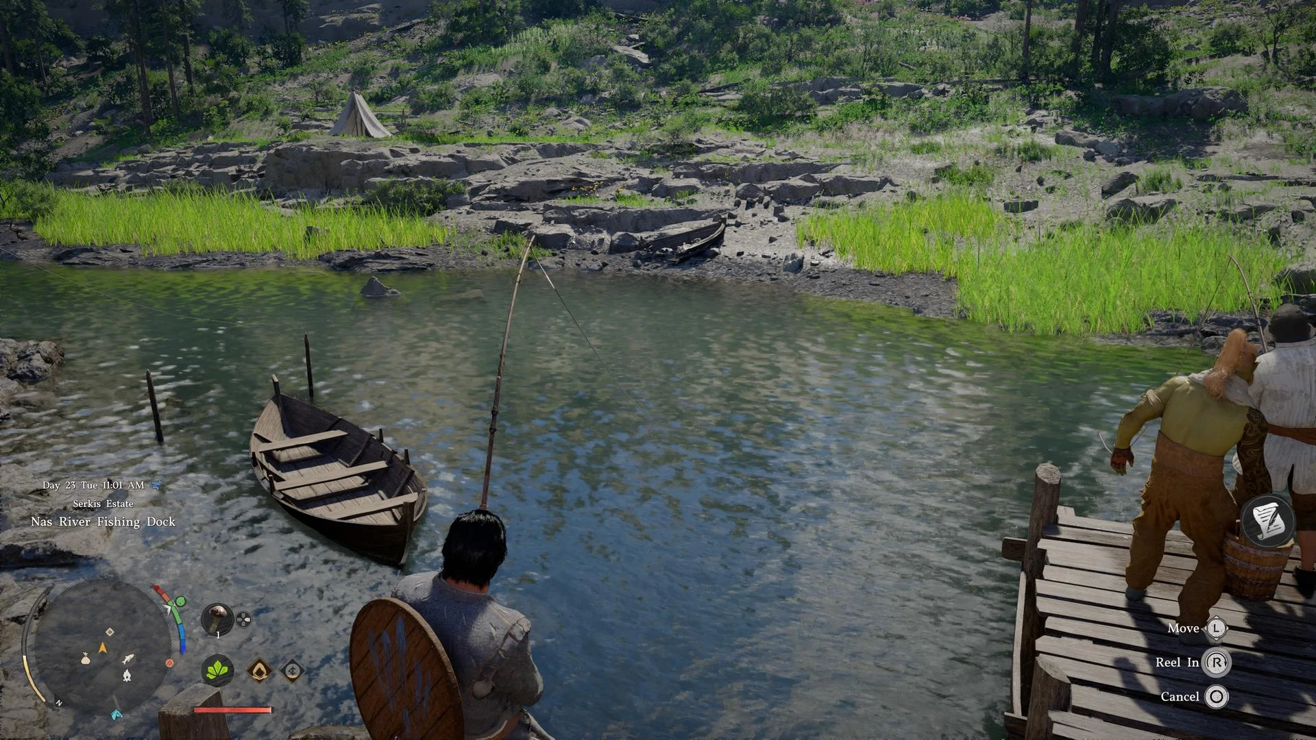 صيد الأسماك في لعبة Crimson Desert صيد الأسماك في لعبة Crimson Desert