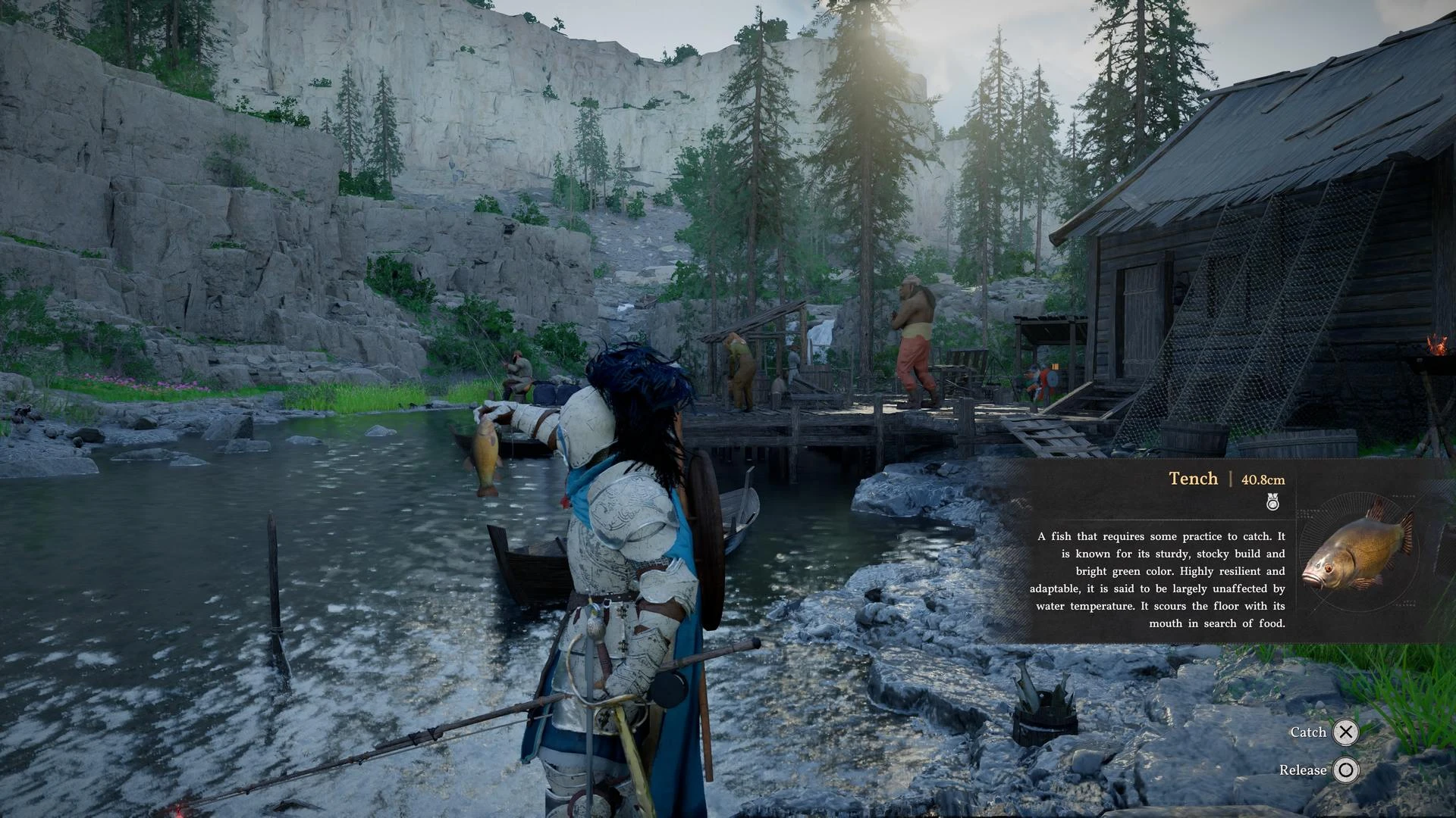 صيد الأسماك في لعبة Crimson Desert صيد الأسماك في لعبة Crimson Desert