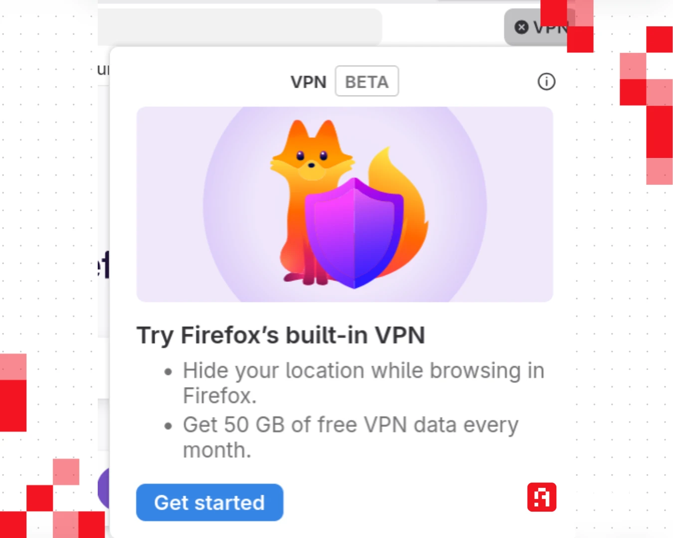 firefox vpn المصدر: فريق عرب هاردوير