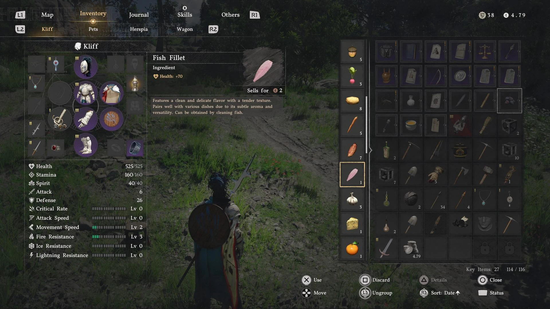 جمع الطعام في لعبة Crimson Desert