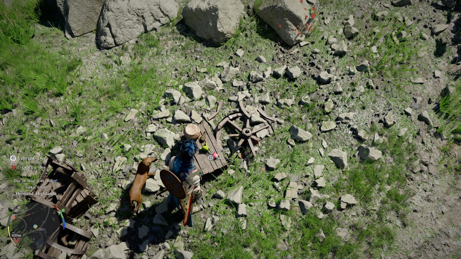 جمع الطعام في لعبة Crimson Desert