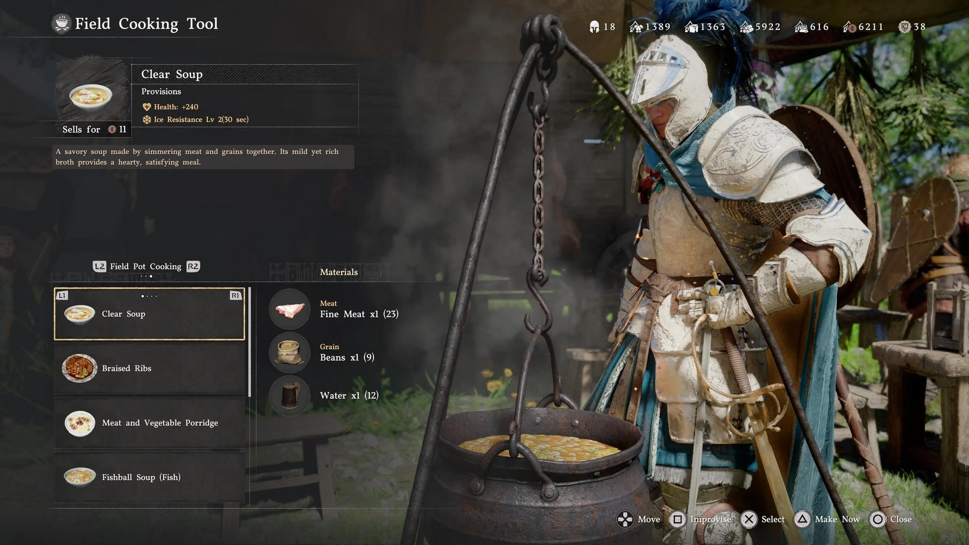 طهي الطعام لعبة Crimson Desert