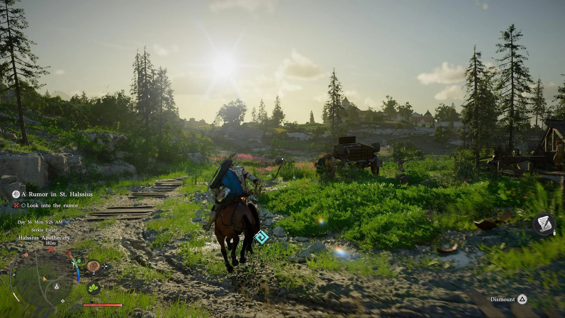 الحصان في لعبة Crimson Desert