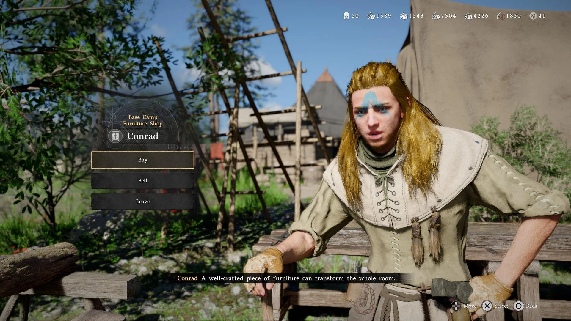 إدارة المعسكر لعبة Crimson desert