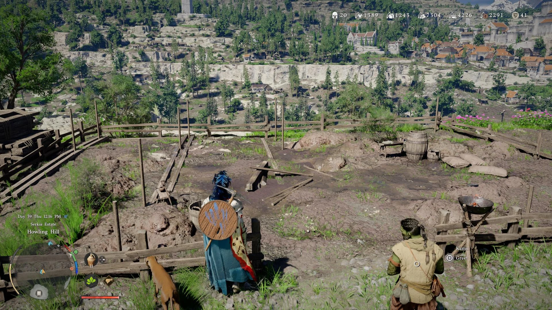 إدارة المعسكر لعبة Crimson desert