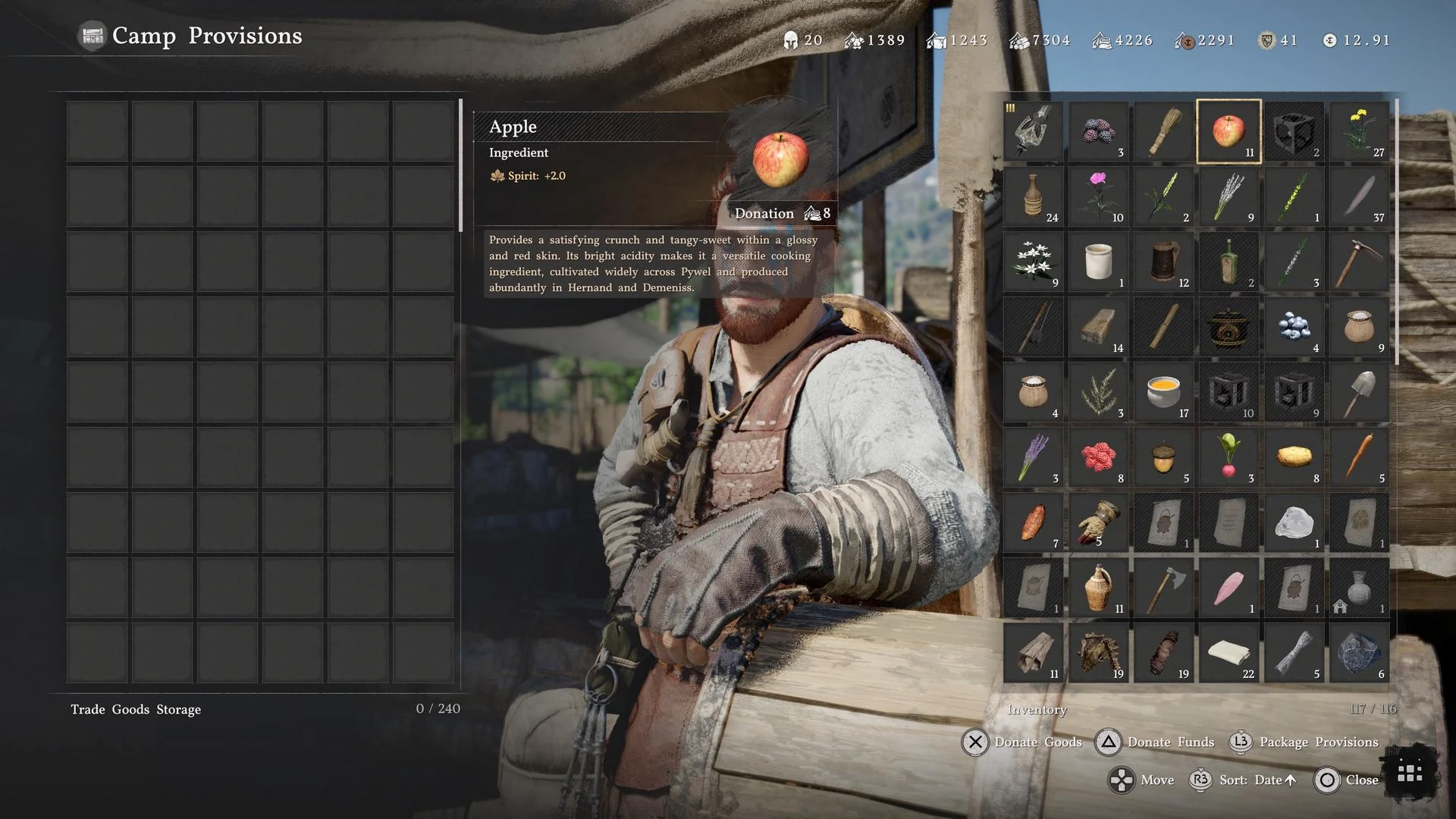 إدارة المعسكر لعبة Crimson desert