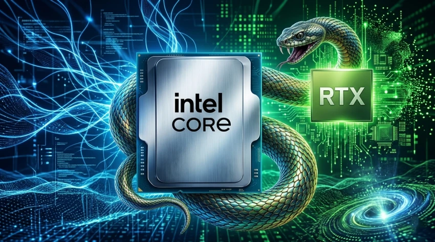 Intel قد تدمج معالجًا رسوميًا من فئة RTX داخل معالجها نفسه!