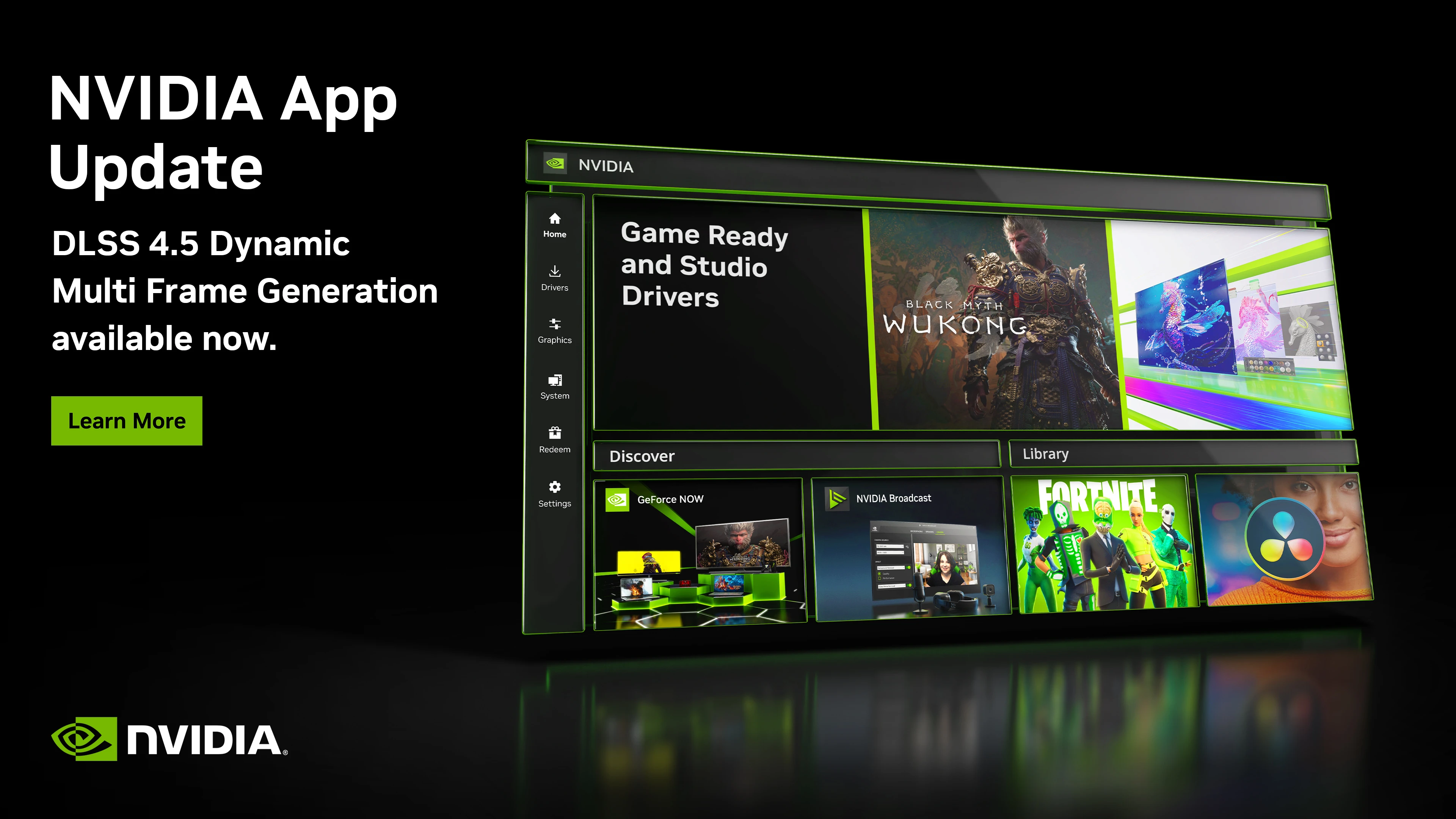Nvidia App update