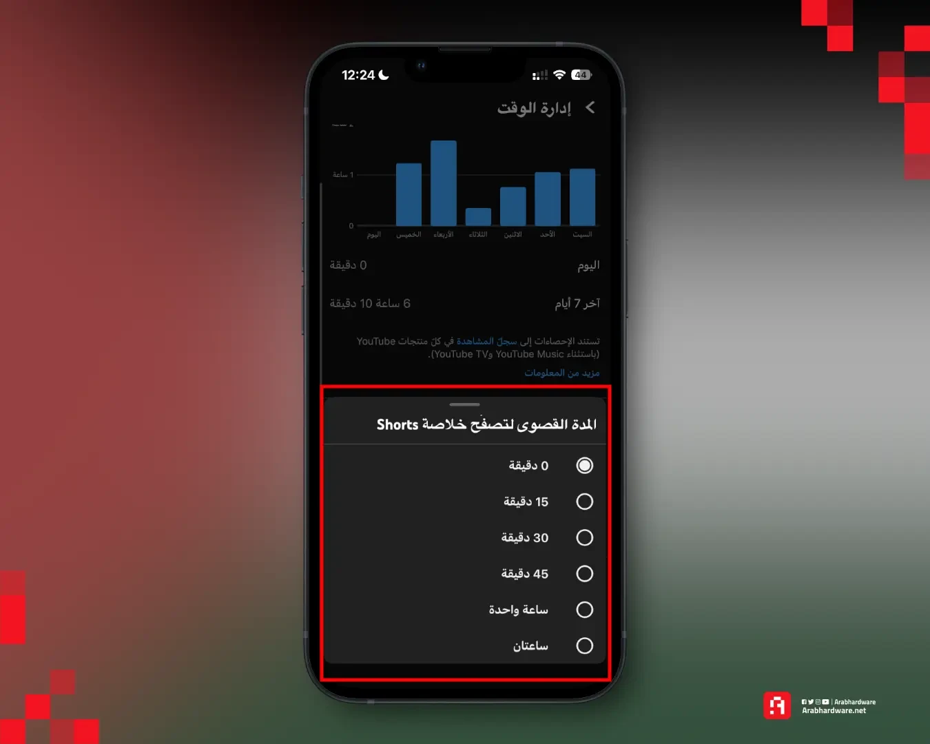 تعطيل يوتيوب شورتس. المصدر: فريق عرب هاردوير