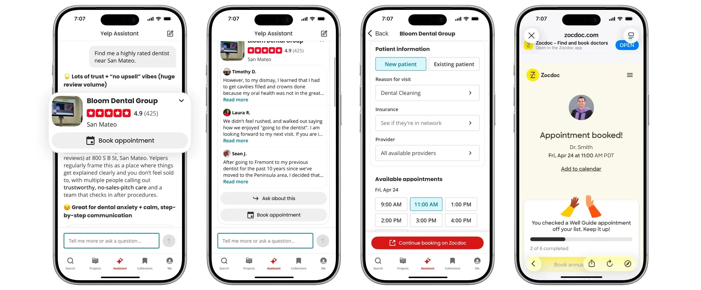 Yelp تطلق مساعد ذكي ينفذ حجوزات المطاعم والمواعيد ويقترح خدمات محلية