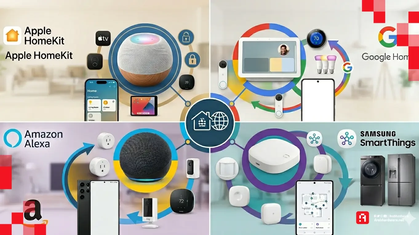أشهر أنظمة المنزل الذكي - المصدر: عرب هاردوير