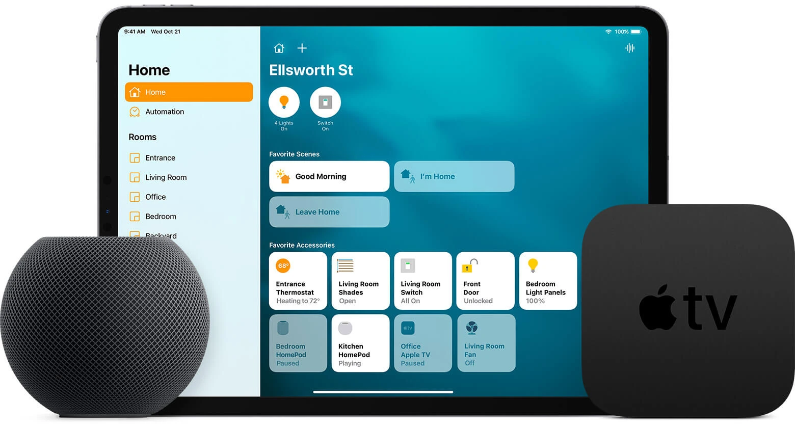 نظام Apple HomeKit - المصدر: 1home