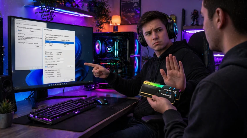 قبل أن تشتري RAM جديدة جرّب هذه الحيلة لتحسين الأداء في الألعاب