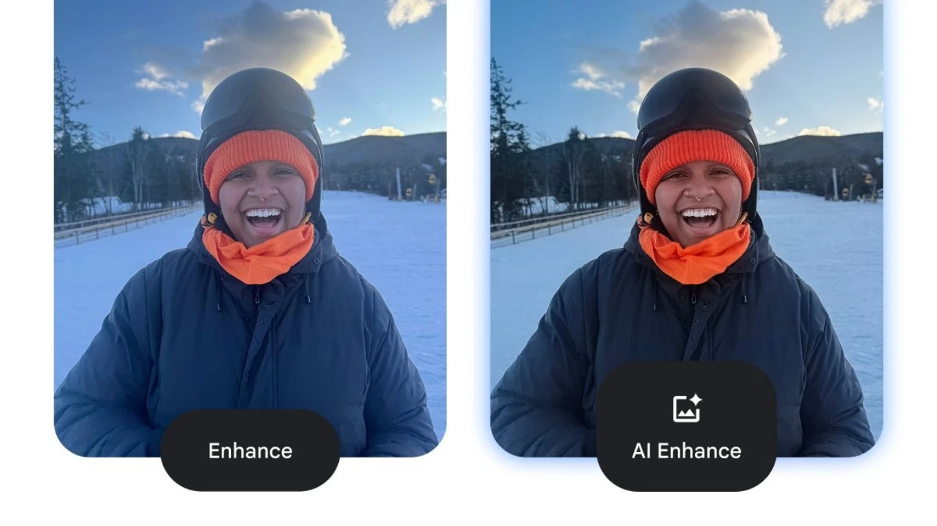 رسميًا | ميزة AI Enhance في Google Photos تصل إلى جميع مستخدمي أندرويد - المصدر: gsmarena