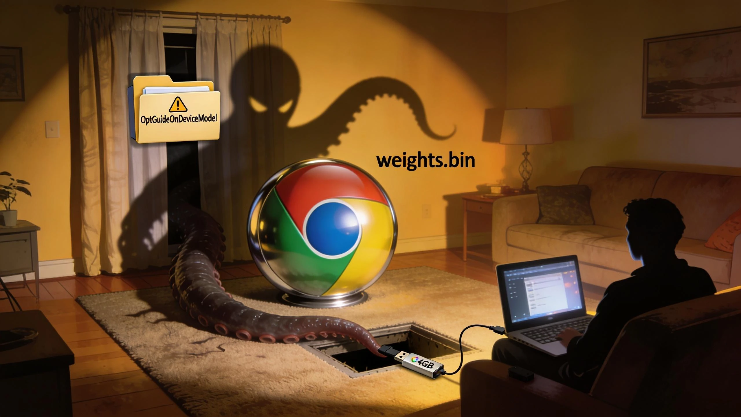 لاحظت نقص المساحة؟ Chrome يحمل 4GB من ملفات AI على جهازك… دون إذنك!