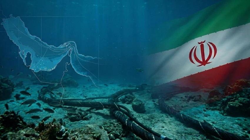 إعلام إيراني يطرح فرض سيطرة على كابلات الاتصالات والإنترنت بمضيق هرمز