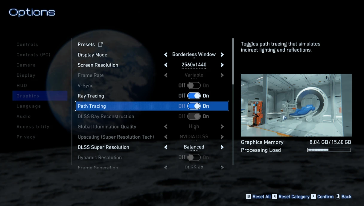 PRAGMATA Settings