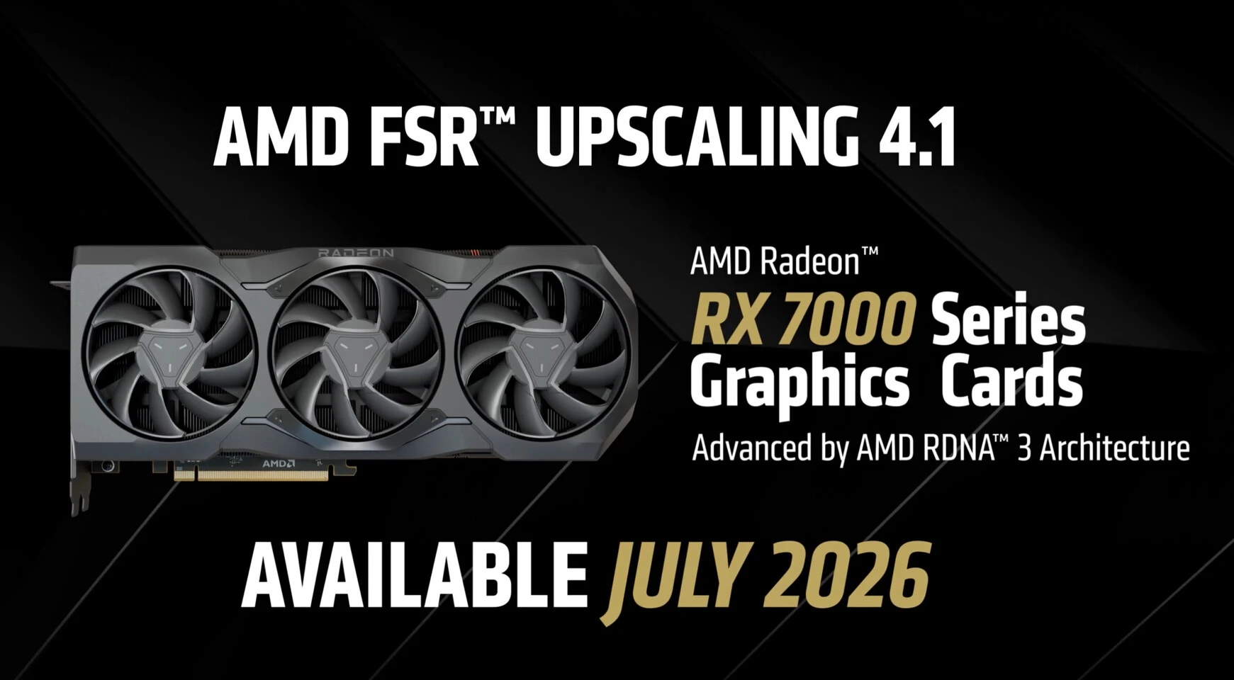FSR 4.1 to RDNA 3