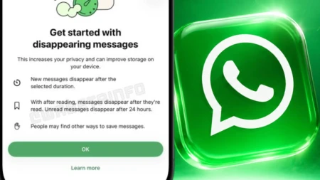 تطبيق واتساب يختبر ميزة الرسائل ذاتية الاختفاء على هواتف آيفون