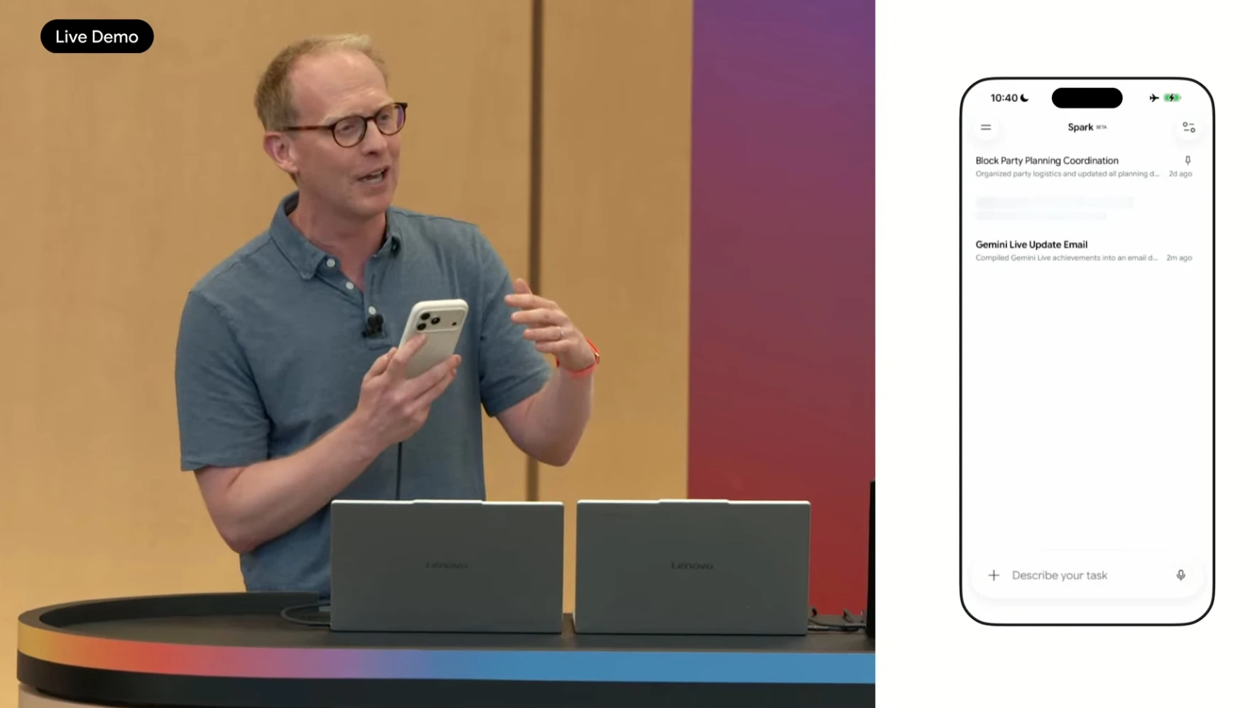 Google استخدمت iPhone 17 Pro بدلًا من Pixel لاستعراض Gemini Spark