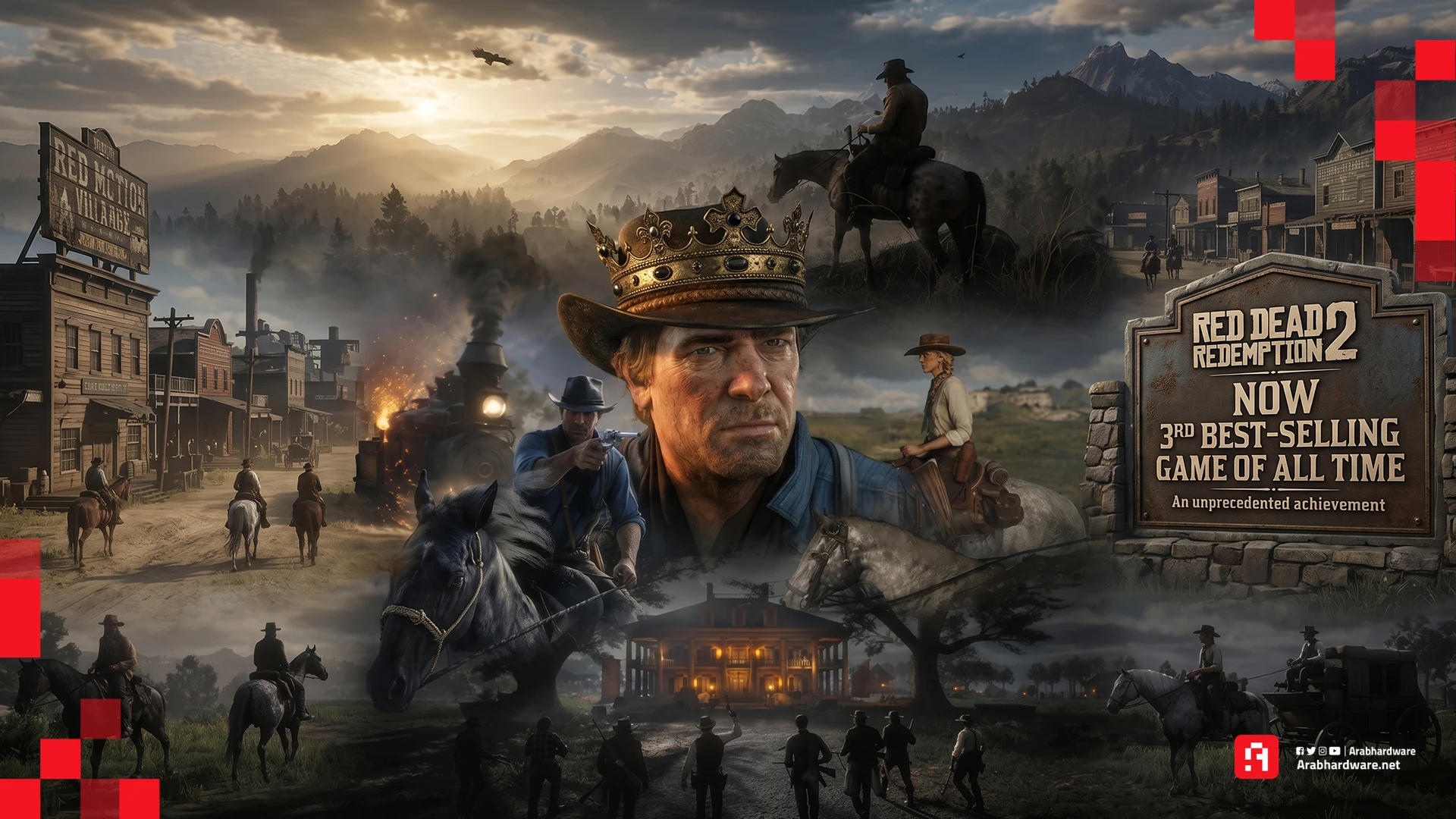 RDR2 تصبح ثالث أكثر لعبة مبيعًا في التاريخ