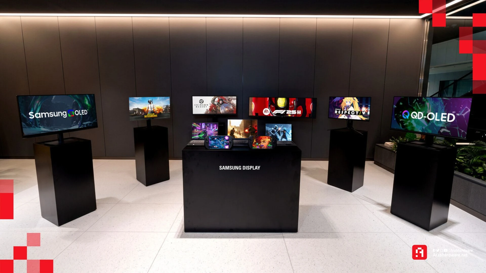 Samsung Display تستعرض أحدث شاشات الألعاب OLED و QD-OLED