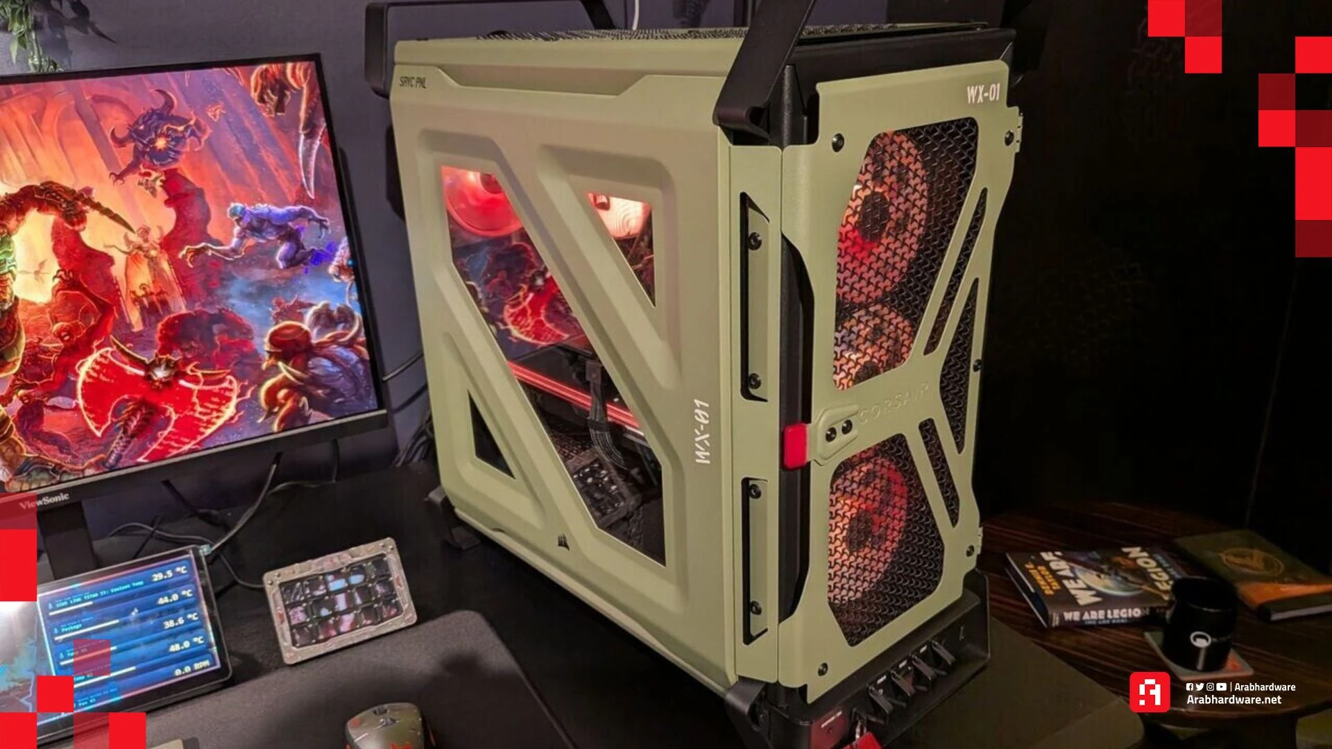 Corsair تكشف عن صناديق حواسيب ومزودات طاقة وحلول تبريد جديدة