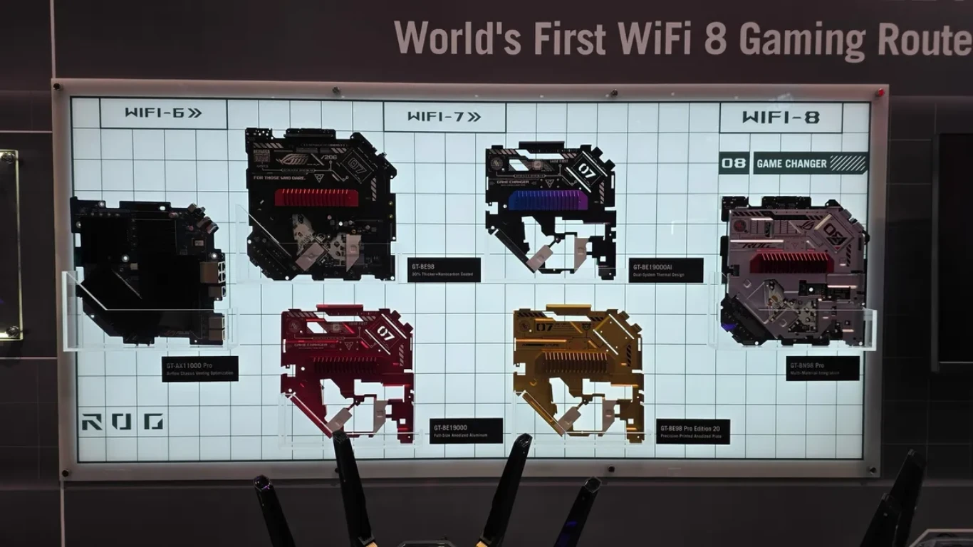 Computex26: الكشف عن أول راوتر يدعم Wi-Fi 8 من ASUS بتحسينات كبيرة!