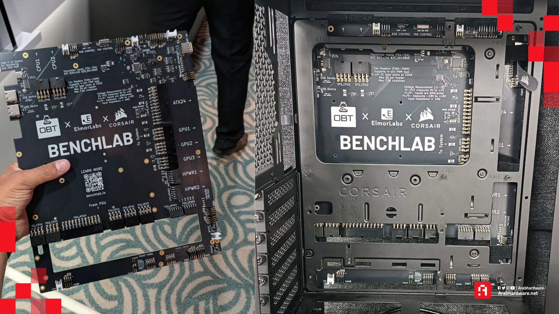 Corsair تطور لوحة Benchlab 2 لمراقبة الحواسيب والتنبيه عند وجود مشكلات