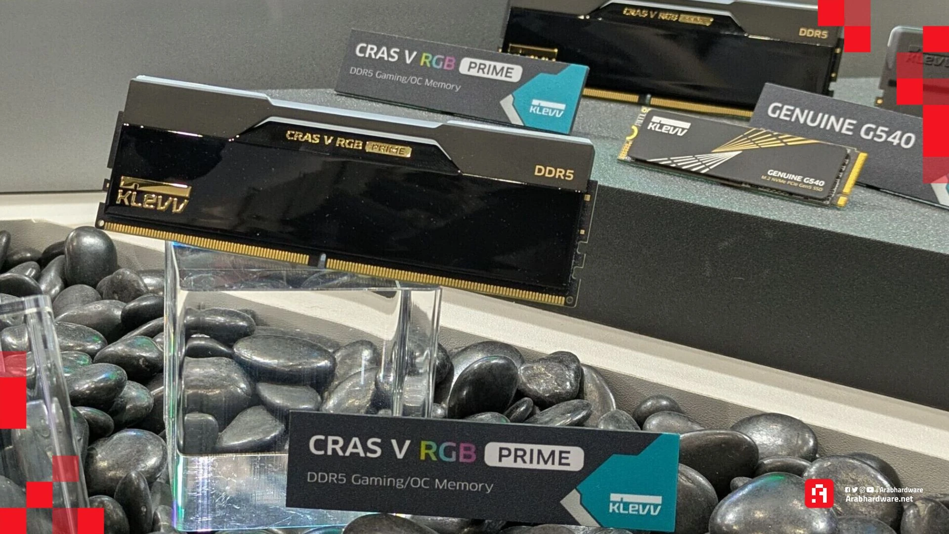 KLEVV تستعرض ذواكر DDR5 متطورة ووحدات تخزين NVMe جديدة