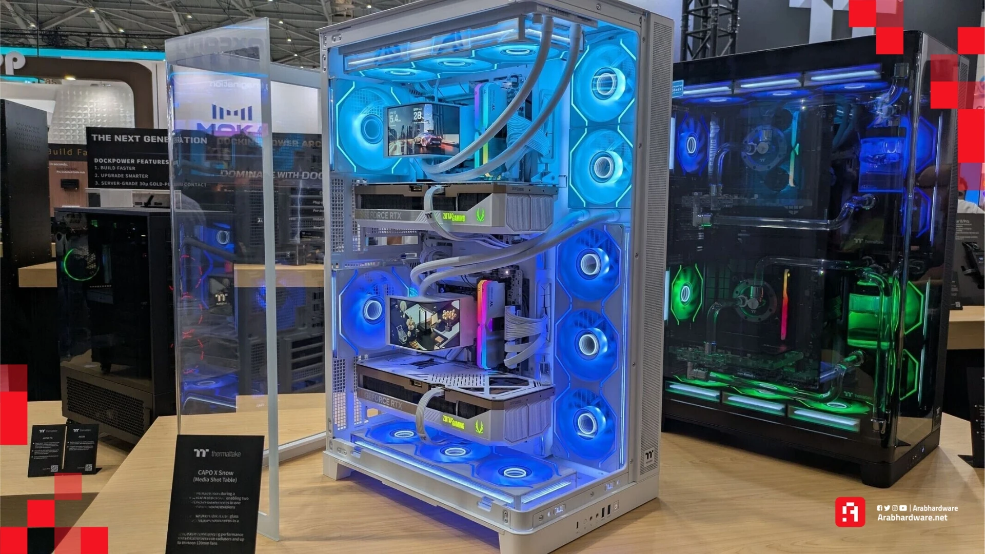 Thermaltake تستعرض صندوق CAPO X القادر على تشغيل حاسوبين في هيكل واحد!